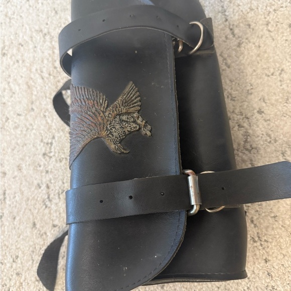 Willie and Max vintage eagle saddlebag for motorcycle- great vintage condition - Picture 4 of 14